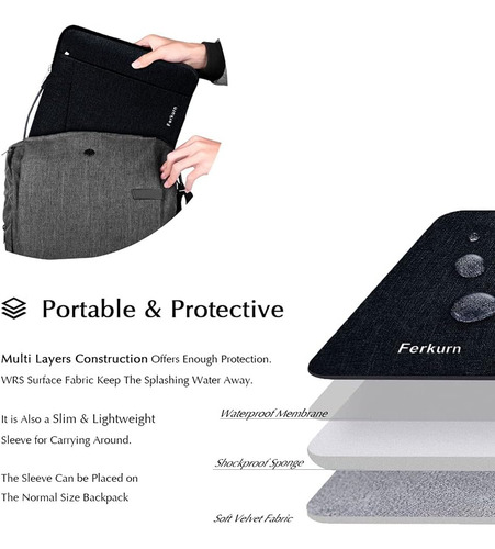 Funda Para Laptops De 15 Pulgadas (color Negro)