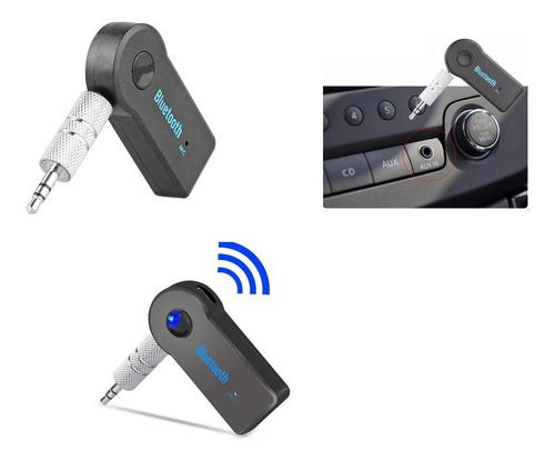 Receptor Bluetooth Recargable Adaptador De Audio 3.5mm