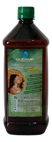 02 Essência De Eucalipto Concentrado Tradicional P/ Sauna 1l