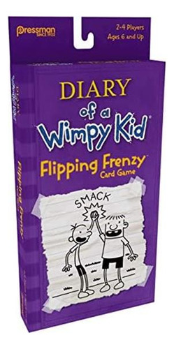 Pressman Diary Of A Wimpy Kid Card Game Flipping Frenzy,