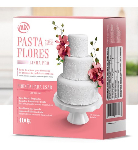 Pasta De Flores Mix 400 Gr. - Línea Profesional