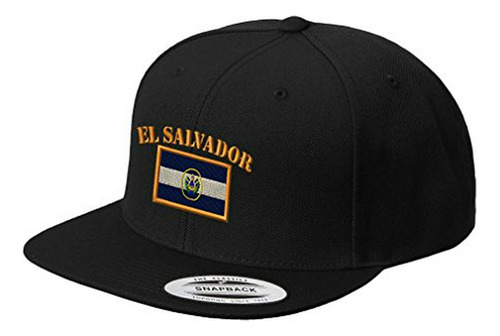 Speedy Pros El Salvador Bandera Bordada Visera Plana Snapbac