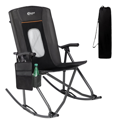 Portal - Silla Mecedora Plegable De Gran Tamano Para Camping