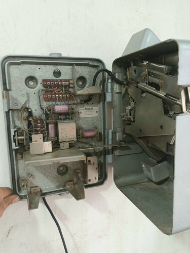 Antiguo Telefono Semipublico Siemens Impecable!!! Gris (Usado)