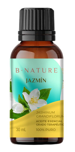 Aceite Esencial De Jazmin 30 Ml 100%  Puro Bnature