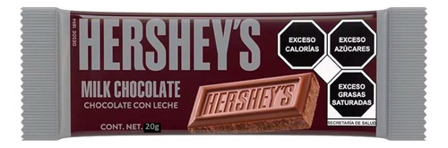 Chocolate Hershey's  Barra Chocolate Con Leche 20g