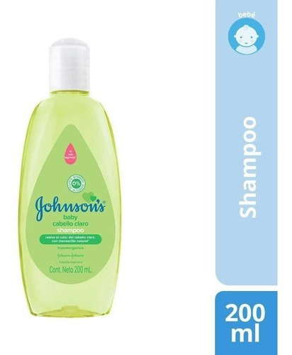 Johnson's Cabello Claro Shampoo Para Bebé 200ml