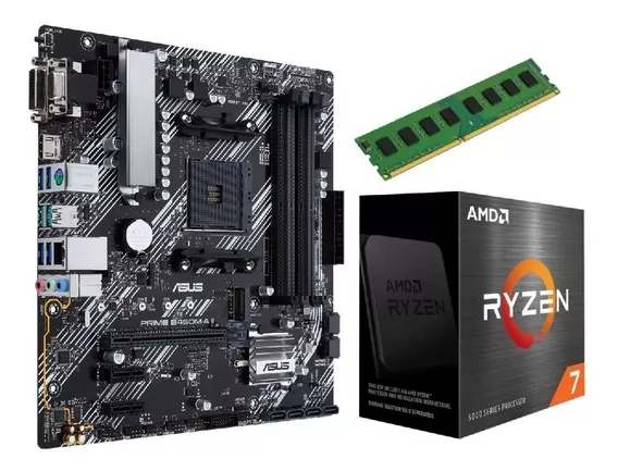 Combo Actualizacion Amd Gamer Ryzen 7 5700g 16gb Mother Am4