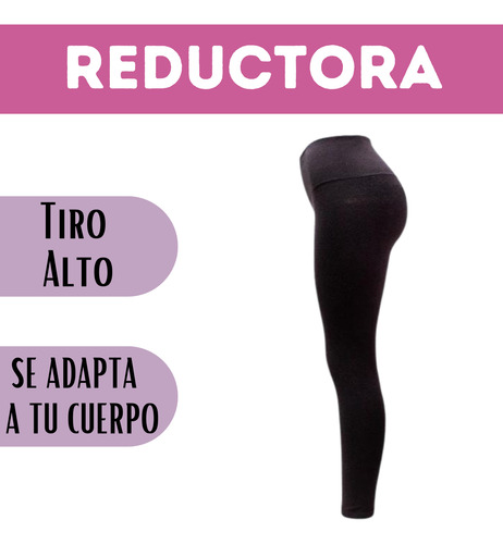 Calza Reductora Mujer De Algodón Con Polar Levanta Cola