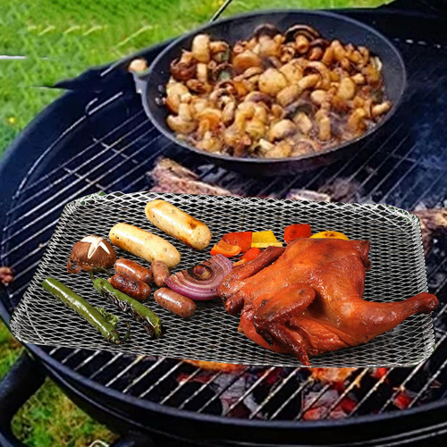10 Uds. Parrilla Desechable De Aluminio Para Parrilla,