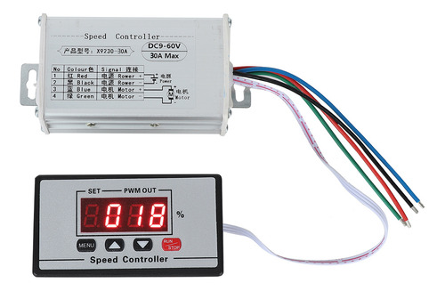 Regulador De Velocidad Del Motor Pwm Dc9-60v Velocidad Del M