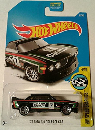 Hot Wheels, '73, Bmw 3.0 csl Coche De Carreras 57/365, Negro