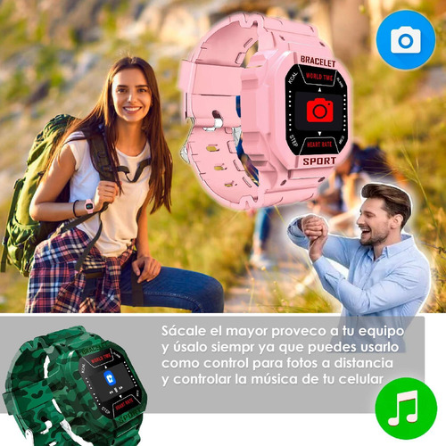 Imagen 5 de 5 de Reloj Smartwatch Vak M5 Bluetooth Ip6 Presion Calorias Sueño