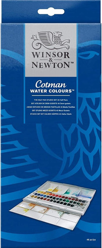 Set De Acuarela Winsor & Newton Cotman 45(1/2 Pastilla) 