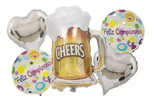 Globos Cheers Fiesta Cumpleaños Decoración Celebración Kit