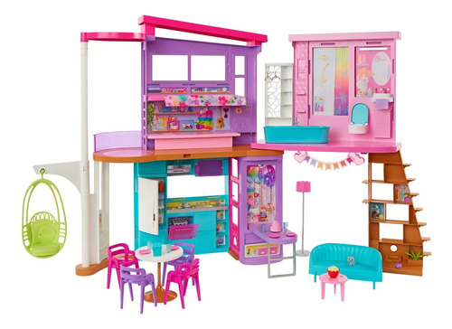 Casa De Muñecas Barbie Malibu Color Multicolor