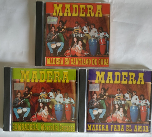 Grupo Madera/para El Amor-zumbadera-en Santiago /3 Cd S