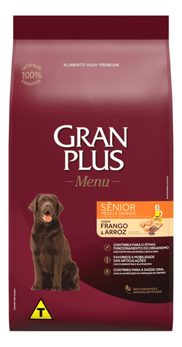 Gran Plus Para Perro Senior 15 Kg