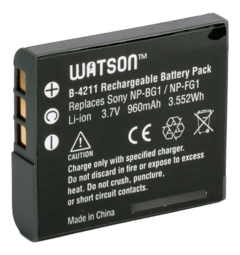 Watson Np-fg1 / Np-bg1 Lithium-ion Battery Pack (3.7v, 960ma