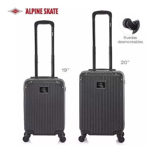 Valija Rigida Carry On Cabina Low Cost Super Liviana Alpine
