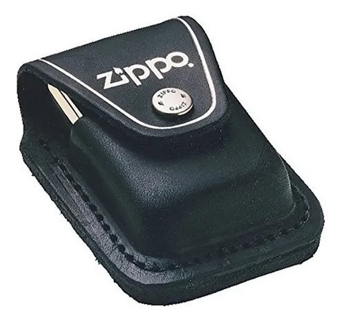 Porta Zippo Cuero Original Made In Usa Negro Marron 