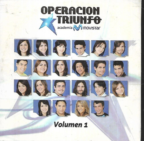 Operacion Triunfo Volumen 1 Sello Sony Telefe Digipack Cd