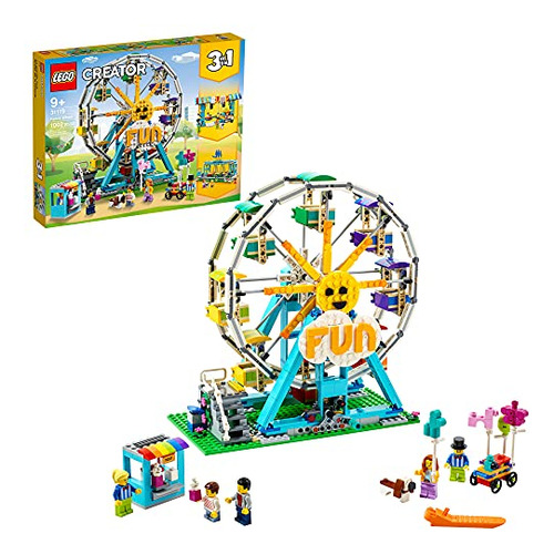 Kit De Construcción Lego Creator Noria 3 En 1 31119