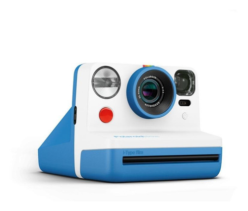 Imagem 1 de 4 de Câmera instantânea Polaroid Now azul-celeste