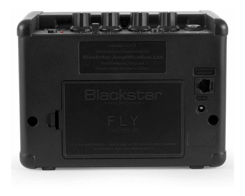 Amplificador Blackstar Fly Series Fly 3 para guitarra de 3W color negro 100V/240V