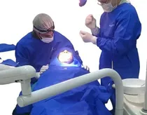 Comprar 5 Kit Paramentação Cirúrgica Odontológica Tec Brim Azul Pe.