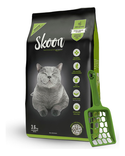 Skoon® arena Premium para gato con diatomax bolsa de 3.6kg