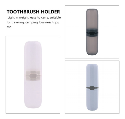 Funda De Viaje Para Cepillos De Dientes Con Soporte Para Pas