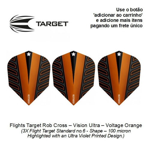 Wc2021 Flights Target Rob Cross Vision Ultra Std6 100 Micron