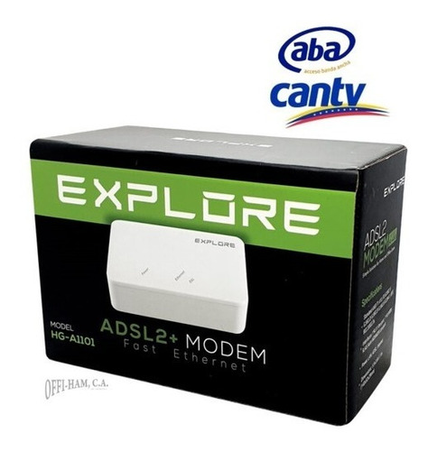 Modem Adsl Explore Hg-a1101 Compatible Aba Internet 