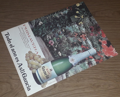 P470 Clipping Antigua Publicidad Vino Asti Gancia Año 1968 (Usado)