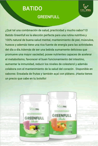 Batido Adelgaze Con Salud 100%natural 