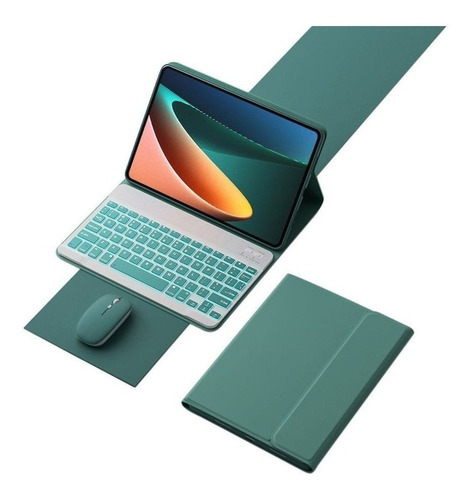 Funda+teclado+ratón Iluminado Para Galaxy Tab A7 Lite 8.7