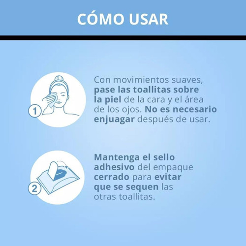 Toallitas Desmaquillantes Neutrogena Piel Sensible X 25 Un.