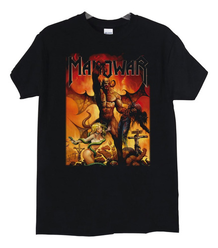 Polera Manowar Hoe V Metal Abominatron