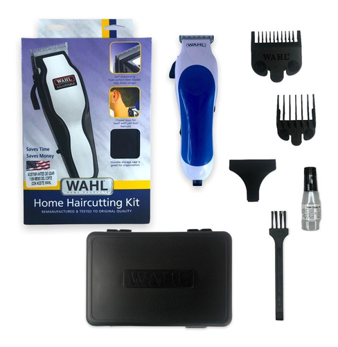 Maquina Wahl Corta Pelo 6 Piezas Haircutting Con Estuche Casera Original 