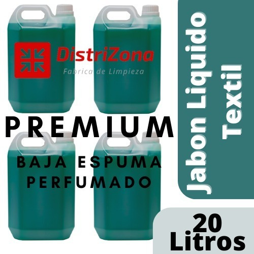 Jabon Liquido Textil Baja Espuma X 20 Lt Oferta!!