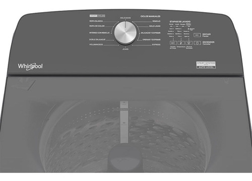 Imagen 5 de 8 de Lavadora Whirlpool Carga Superior Xpert System 24 Kg - Gris