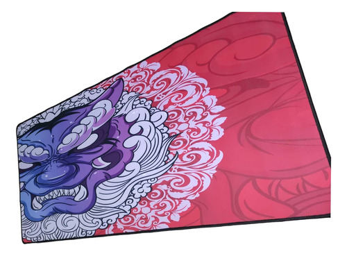 Mousepad Gamer Diseño Dragón Chino Rojo 90x40cm/solocachureo