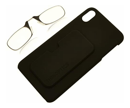 Thinoptics Slimline Gafas De Lectura Rectangulares, Funda