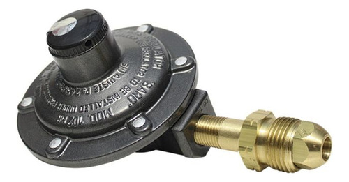 Kit De Regulador 1 VĂa De Gas Lp Con Manguera Flexible 1.5 M