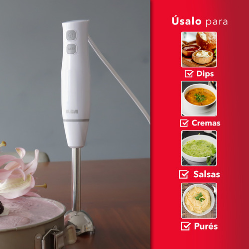 Rca Batidora De Inmersión De Acero Inoxidable Rc-1204