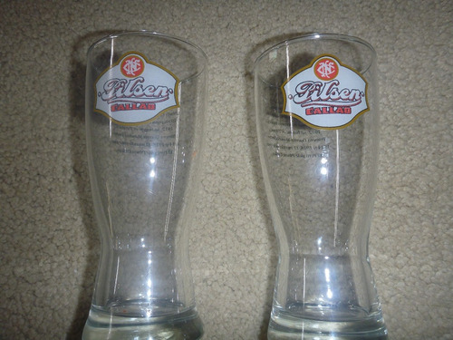 02 Vasos De Cerveza Pilsen Callao De Coleccion