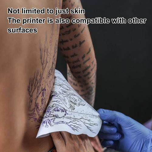 Impressora De Estêncil De Tatuagem Sem Fio Bluetooth