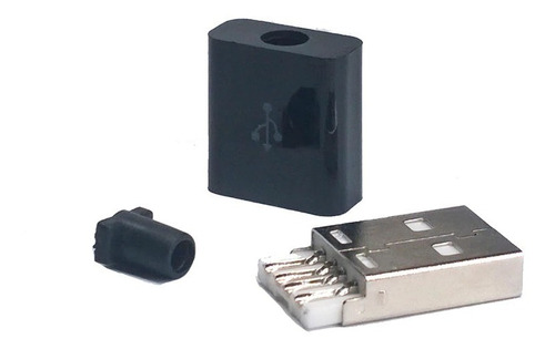 Conector Usb Macho Para Soldar Cable