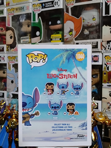 Funko Pop Stitch With Ukulele # 1044 Entertainment Earth (Usado)